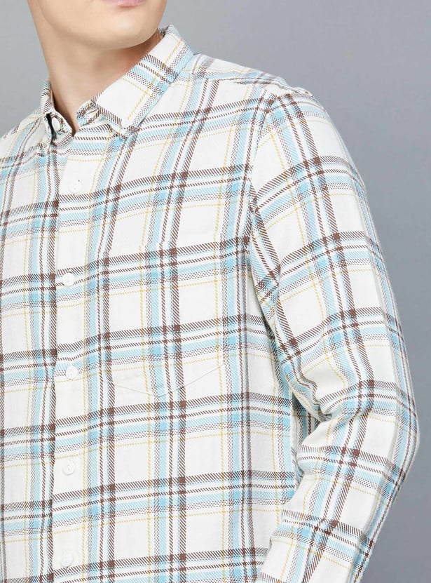 SPYKAR Checked Slim Fit Shirt