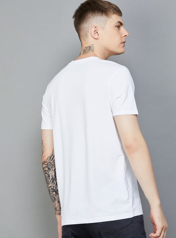 SPYKAR Abstract Print T-shirt