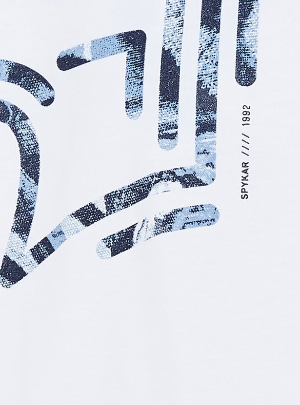 SPYKAR Abstract Print T-shirt
