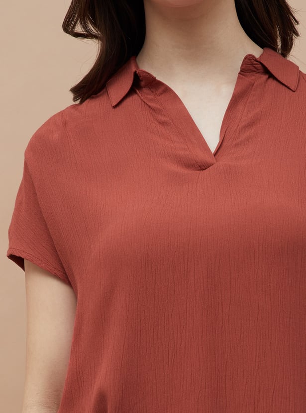 FAME FOREVER Textured Top