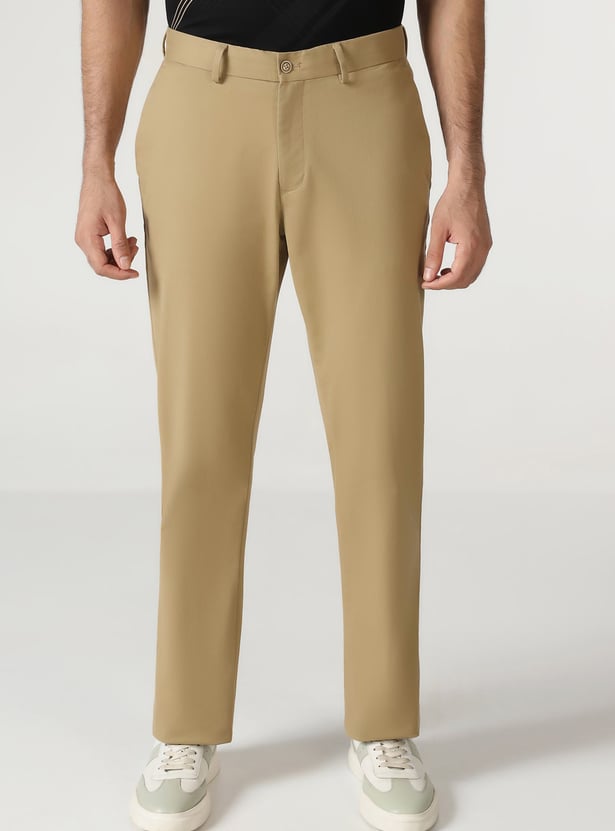 BLACKBERRYS CASUAL Solid Mario Trousers (Straight)