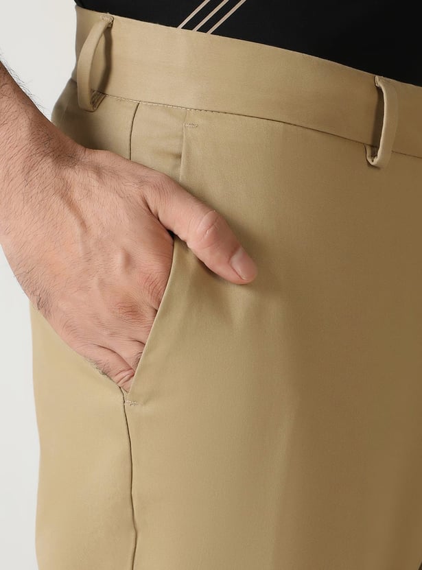 BLACKBERRYS CASUAL Solid Mario Trousers (Straight)