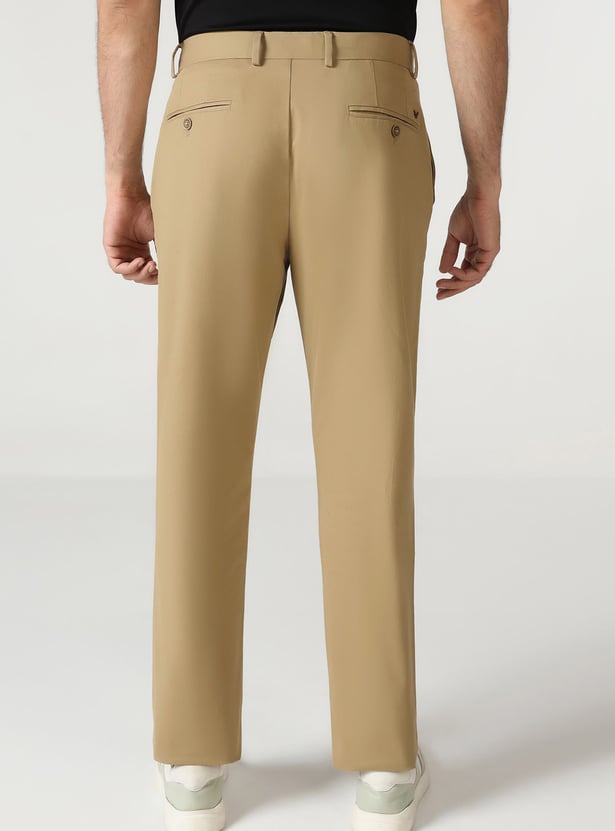 BLACKBERRYS CASUAL Solid Mario Trousers (Straight)