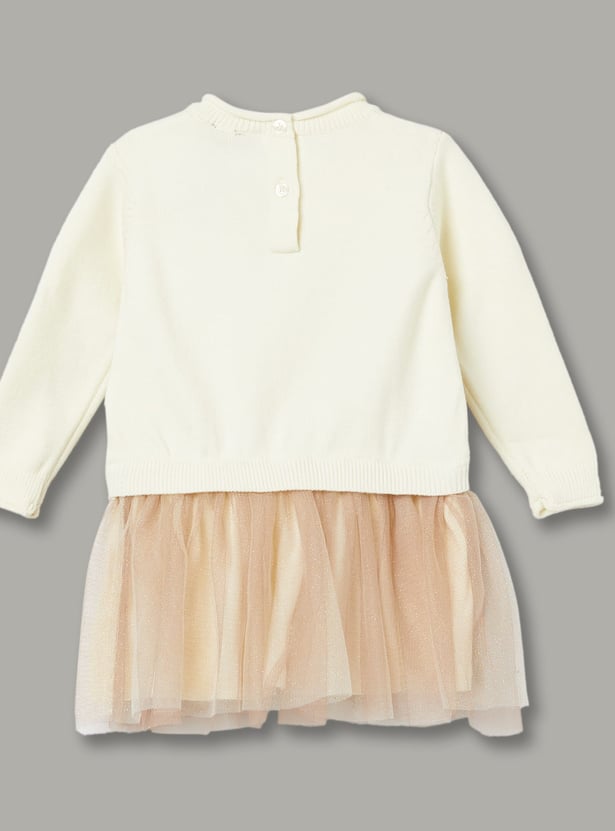 JUNIORS Colourblocked Sweater Dress