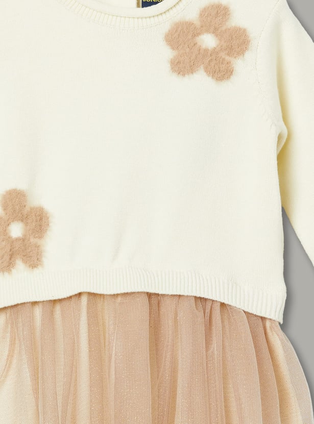 JUNIORS Colourblocked Sweater Dress