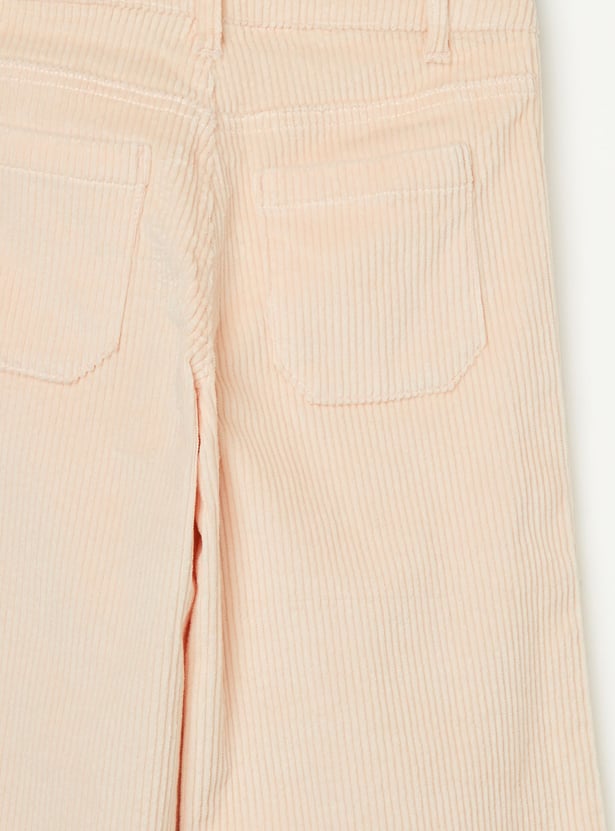 FAME FOREVER Girls Corduroy Wide-Leg Trousers