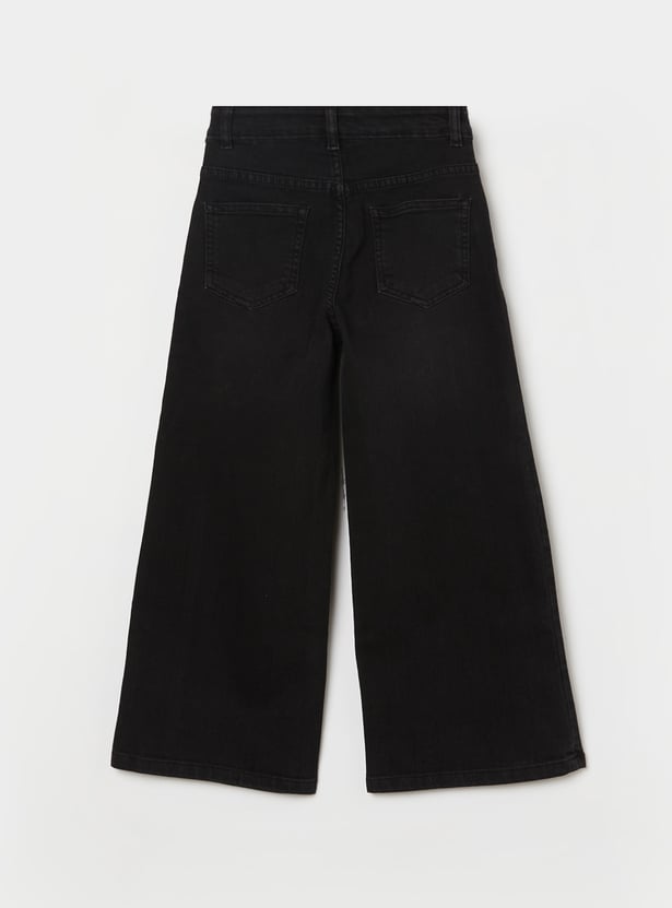 FAME FOREVER Girls Studded Regular Fit Shirt