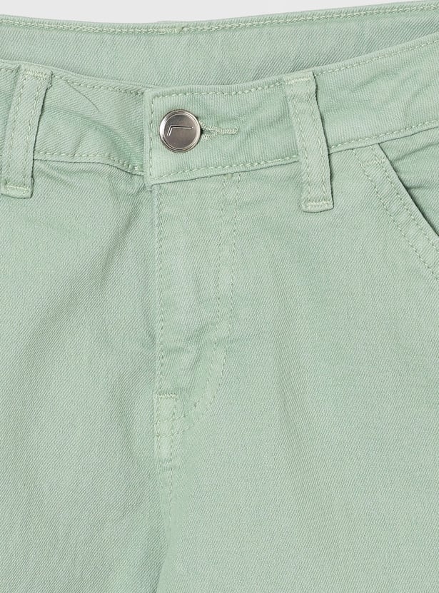 FAME FOREVER Girls Solid Cargos