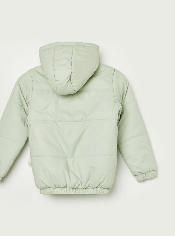 FAME FOREVER Puffer Jacket with Bunny Soft Toy