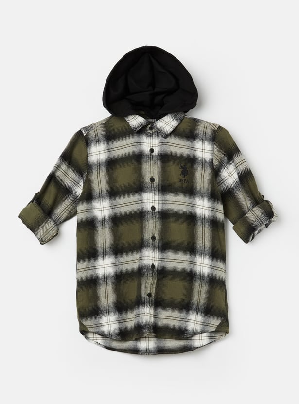 US POLO ASSN KIDS Checked Shirt