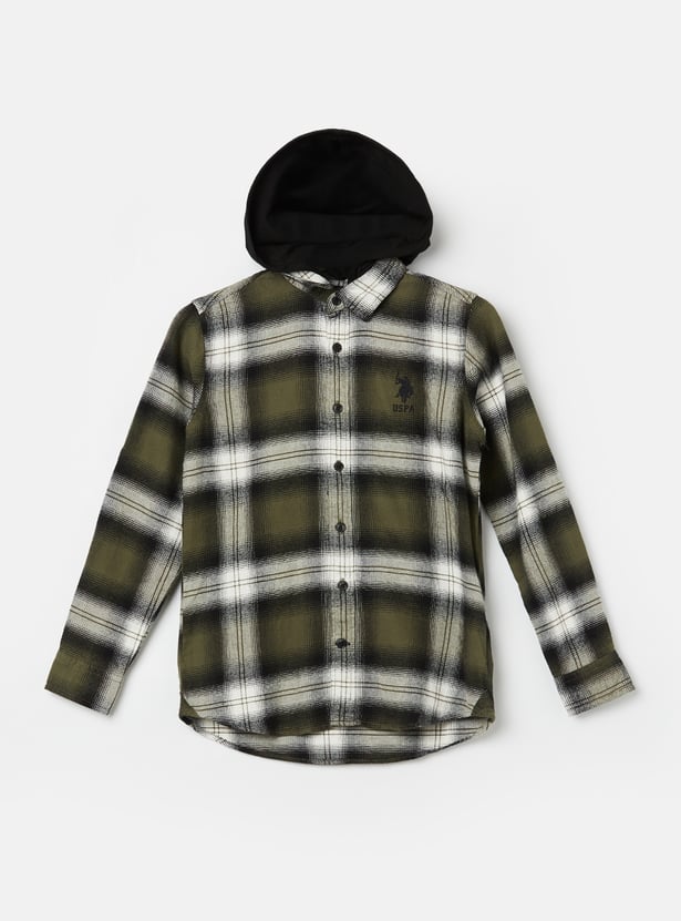 US POLO ASSN KIDS Checked Shirt