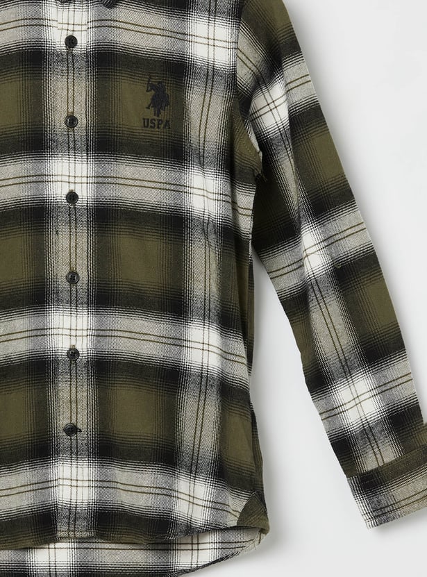 US POLO ASSN KIDS Checked Shirt