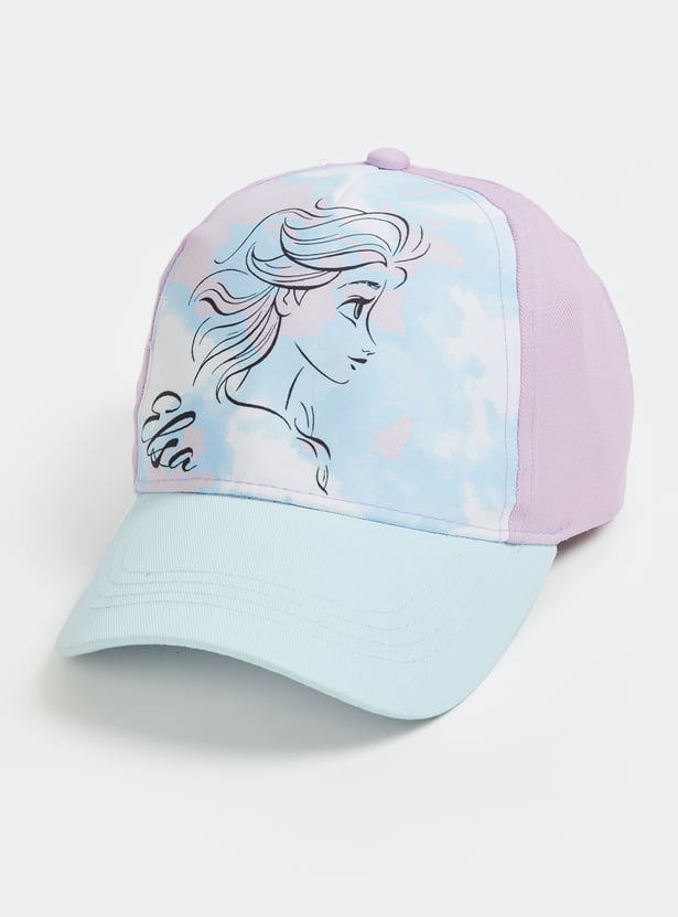 KIDSVILLE Girls Elsa Print Baseball Cap
