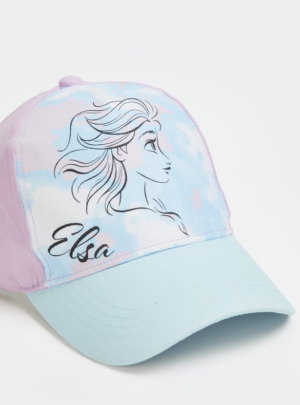 KIDSVILLE Girls Elsa Print Baseball Cap