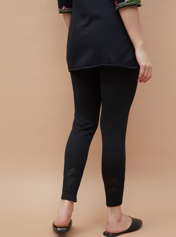 MELANGE Knitted Leggings