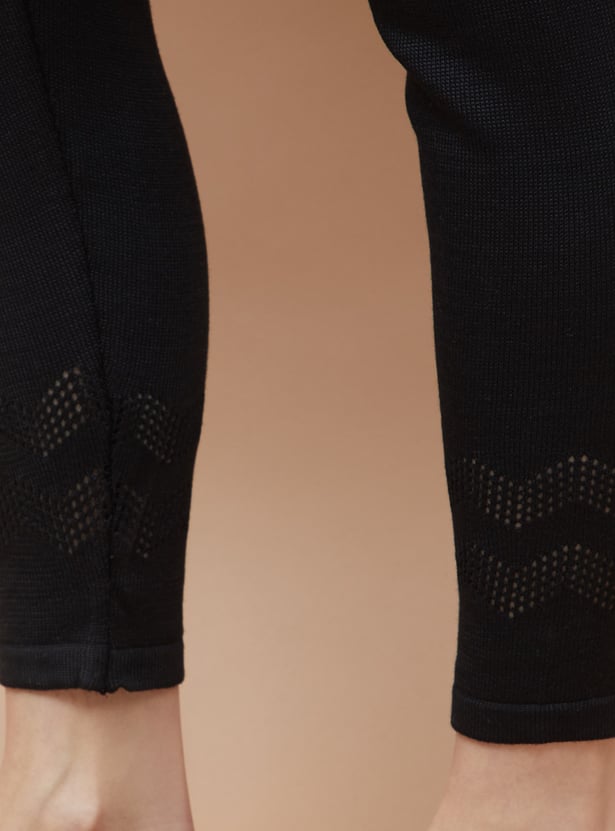 MELANGE Knitted Leggings