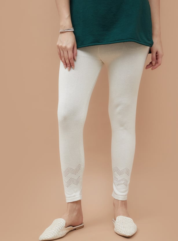 MELANGE Knitted Leggings