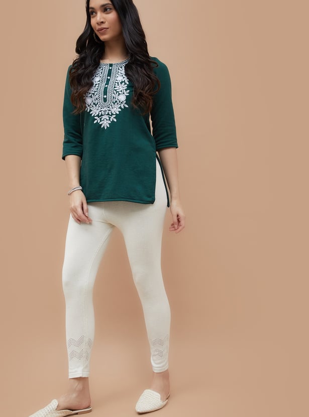 MELANGE Knitted Leggings