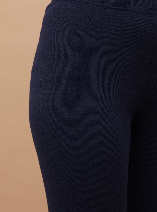 MELANGE Knitted Straight Pants