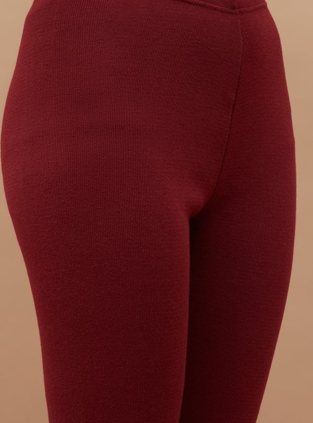 MELANGE Knitted Straight Pants