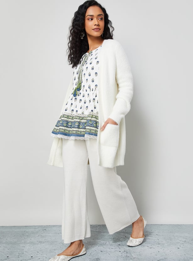 MELANGE Textured Palazzos
