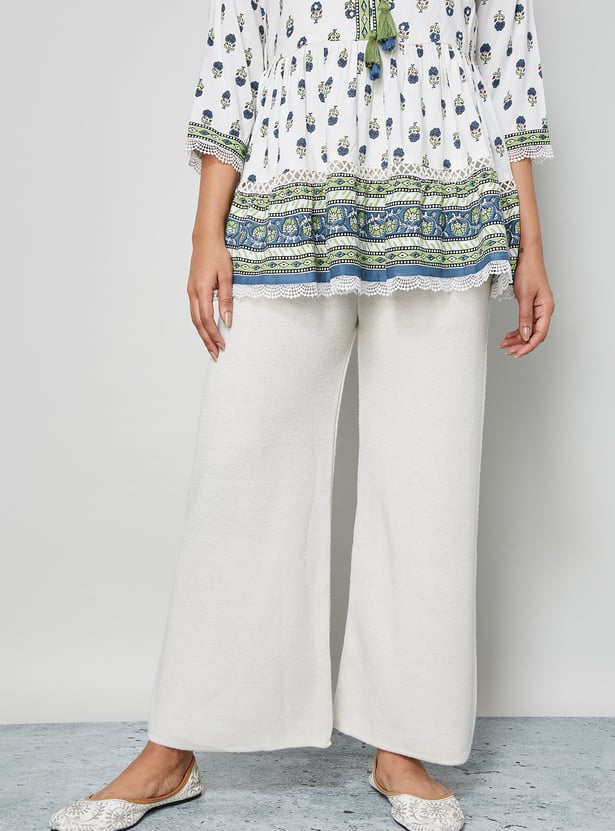MELANGE Textured Palazzos