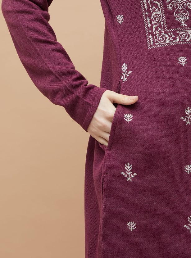 MELANGE Knitted Winterwear Kurta