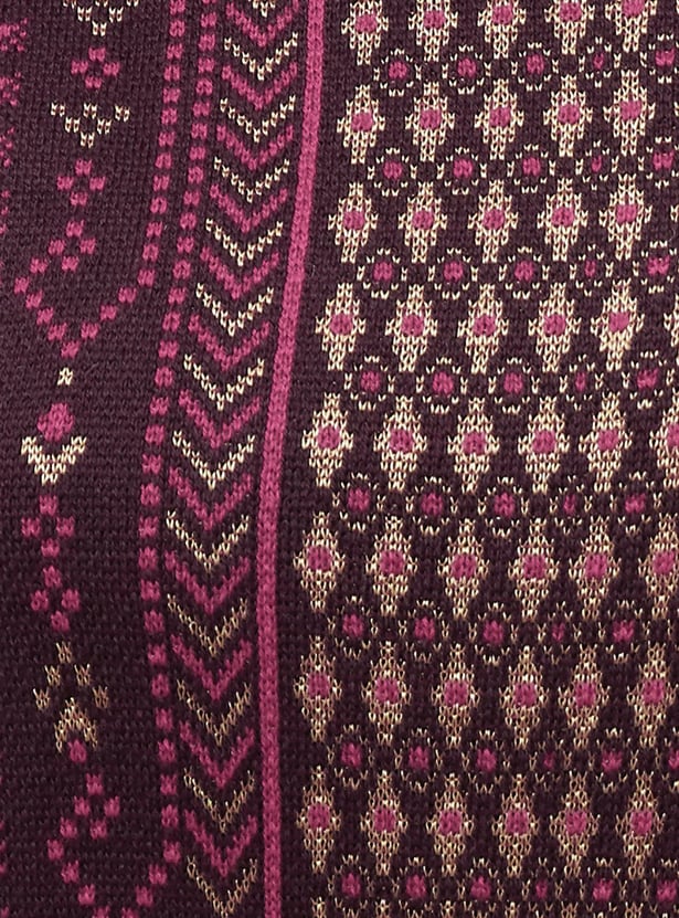 MELANGE Ethnic Motif Straight Winter Kurta