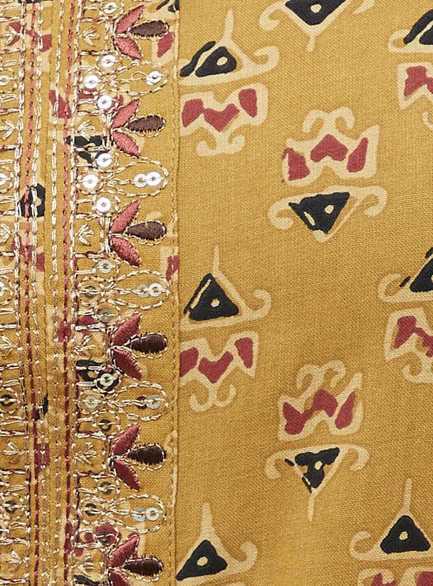 MELANGE Embroidered Straight Kurta