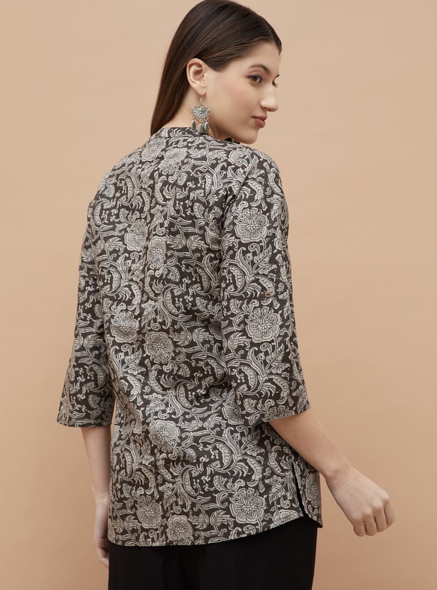 MELANGE Ethnic Motif Straight Kurti