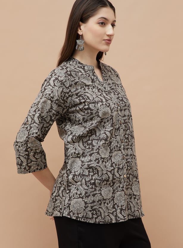 MELANGE Ethnic Motif Straight Kurti