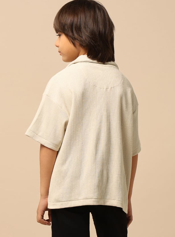 US POLO ASSN KIDS Boys Solid Polo T-shirt