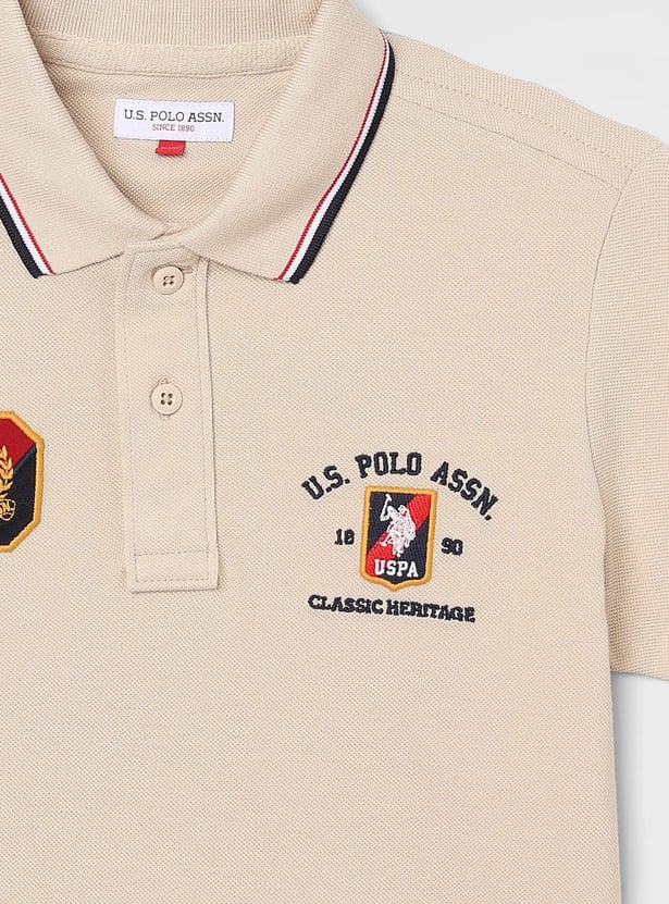 US POLO ASSN KIDS Boys Embroidery Polo T-shirt