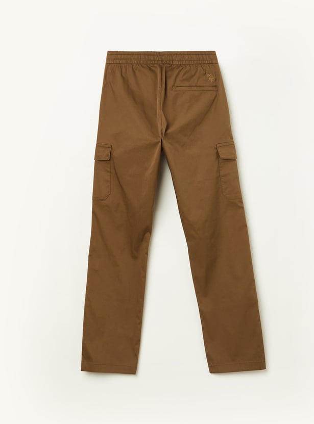 US POLO ASSN KIDS Boys Solid Cargos