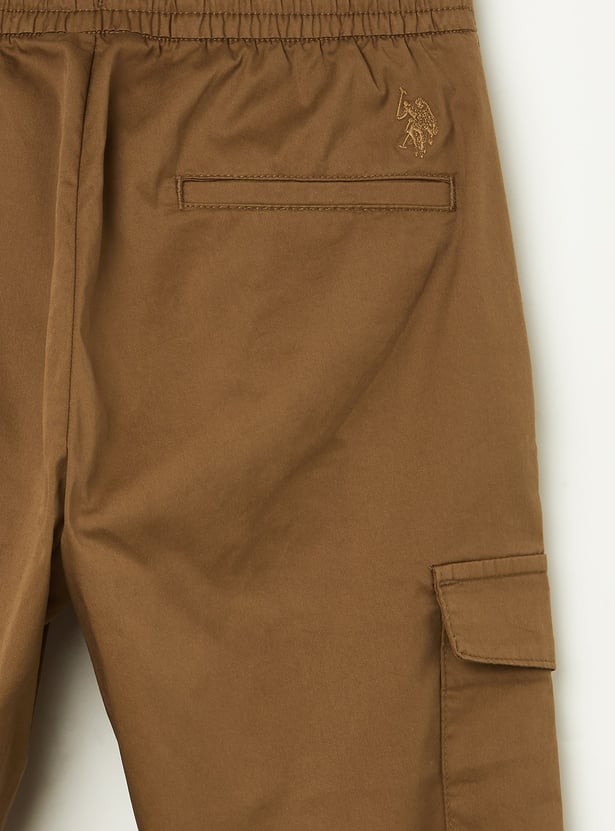 US POLO ASSN KIDS Boys Solid Cargos