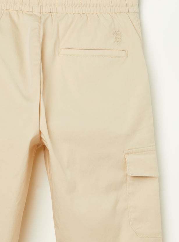 US POLO ASSN KIDS Boys Solid Cargos