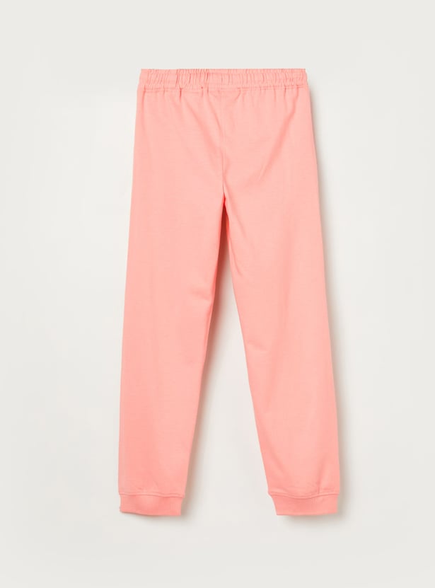 FAME FOREVER Girls Typographic Print Elasticated Joggers