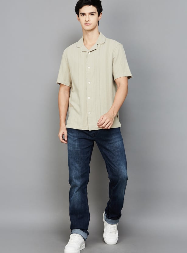LEVI'S Self Design Relaxed Fit Shirt