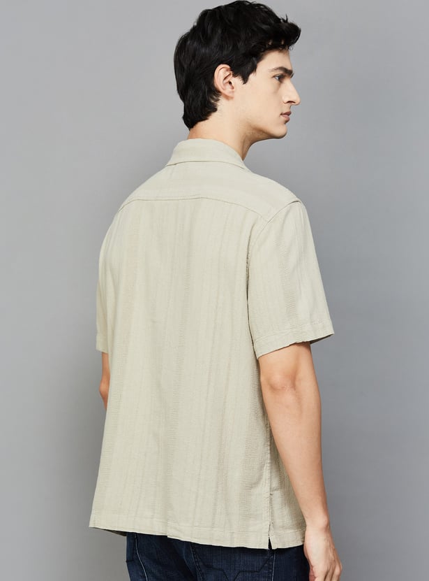 LEVI'S Self Design Relaxed Fit Shirt