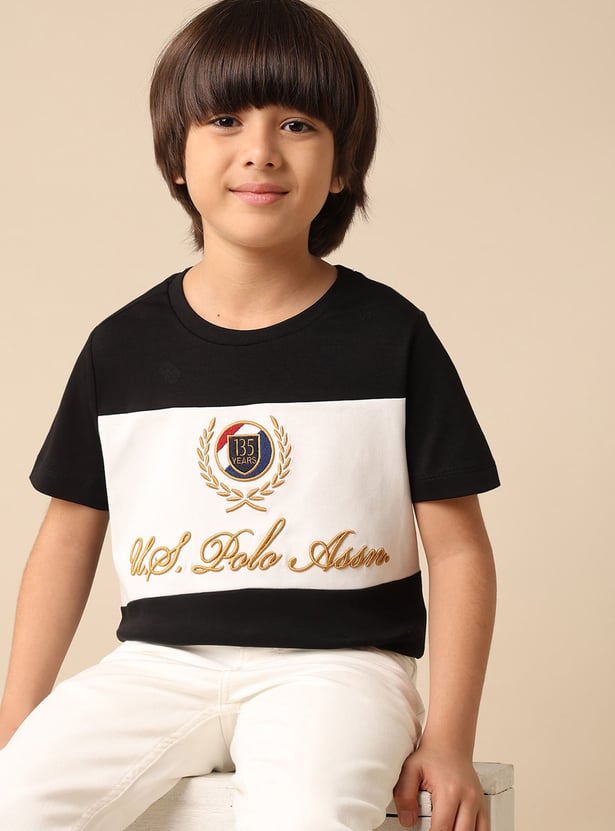 US POLO ASSN KIDS Boys Printed T-shirt