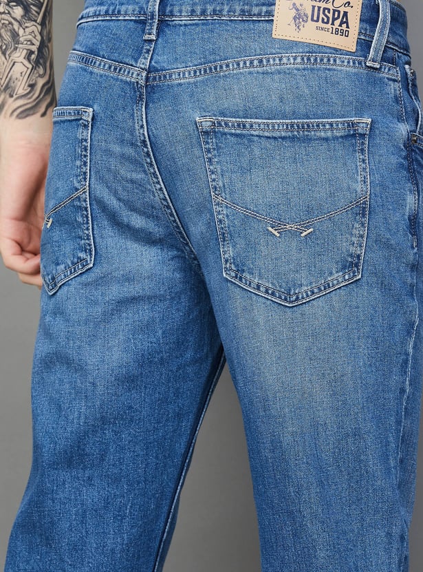 US POLO ASSN Faded Cole Jeans (Comfort Cropped)