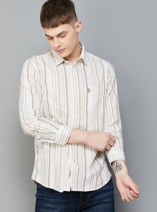 US POLO ASSN Striped Regular Fit Shirt