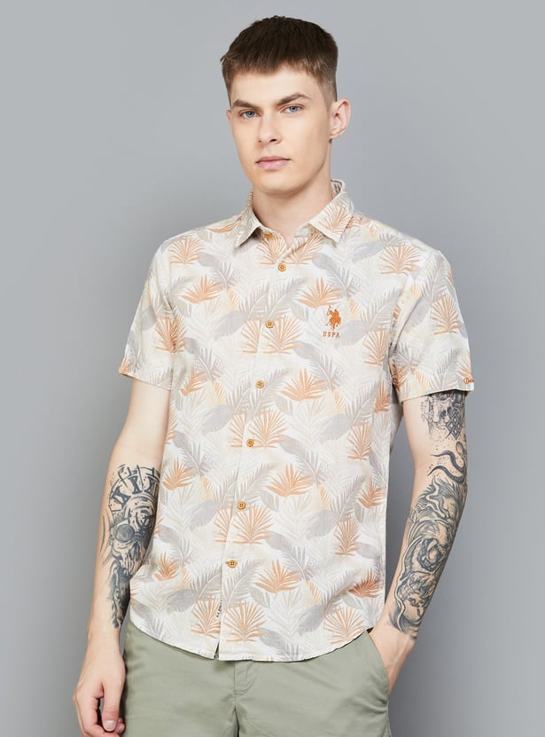 US POLO ASSN Printed Regular Fit Shirt