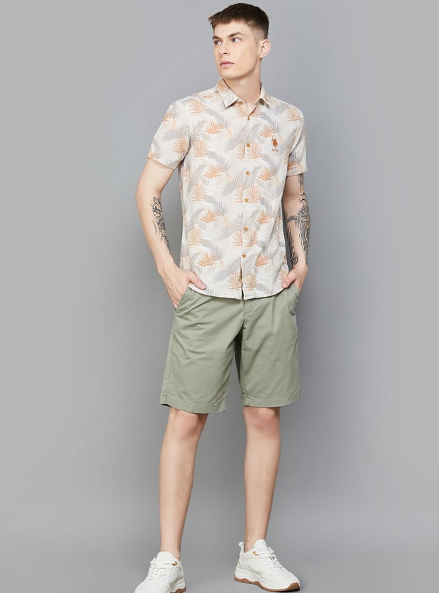 US POLO ASSN Printed Regular Fit Shirt