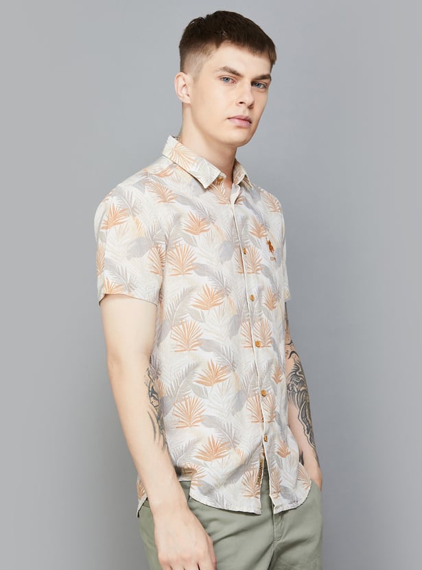 US POLO ASSN Printed Regular Fit Shirt