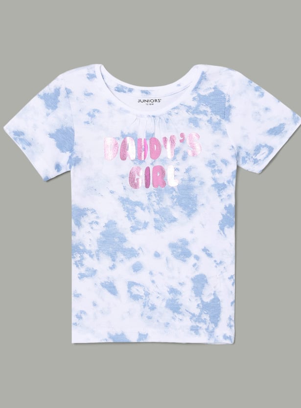JUNIORS Girls Tie & Dye T-shirt
