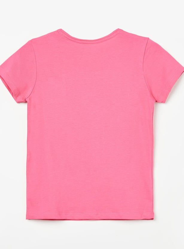 FAME FOREVER Girls Graphic Print T-shirt