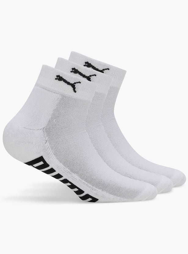PUMA Knitted Ankle-Length Socks - Pack of 3
