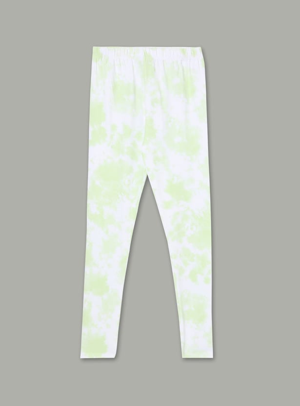 FAME FOREVER Girls Tie & Dye Leggings