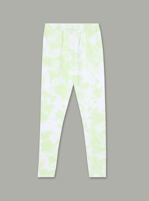 FAME FOREVER Girls Tie & Dye Leggings